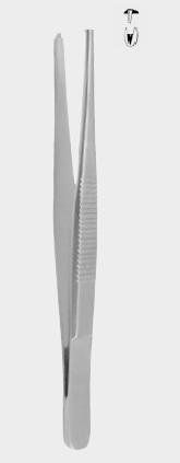 Пінцет хірургічний для тканин, 1x2 зубці, 16,0 см (cm). Бренд: Zepf (Зепф).